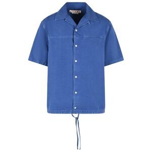 Marni Blue Cotton Shirt Men